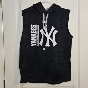 New York Yankees Sleeveless Hoodie